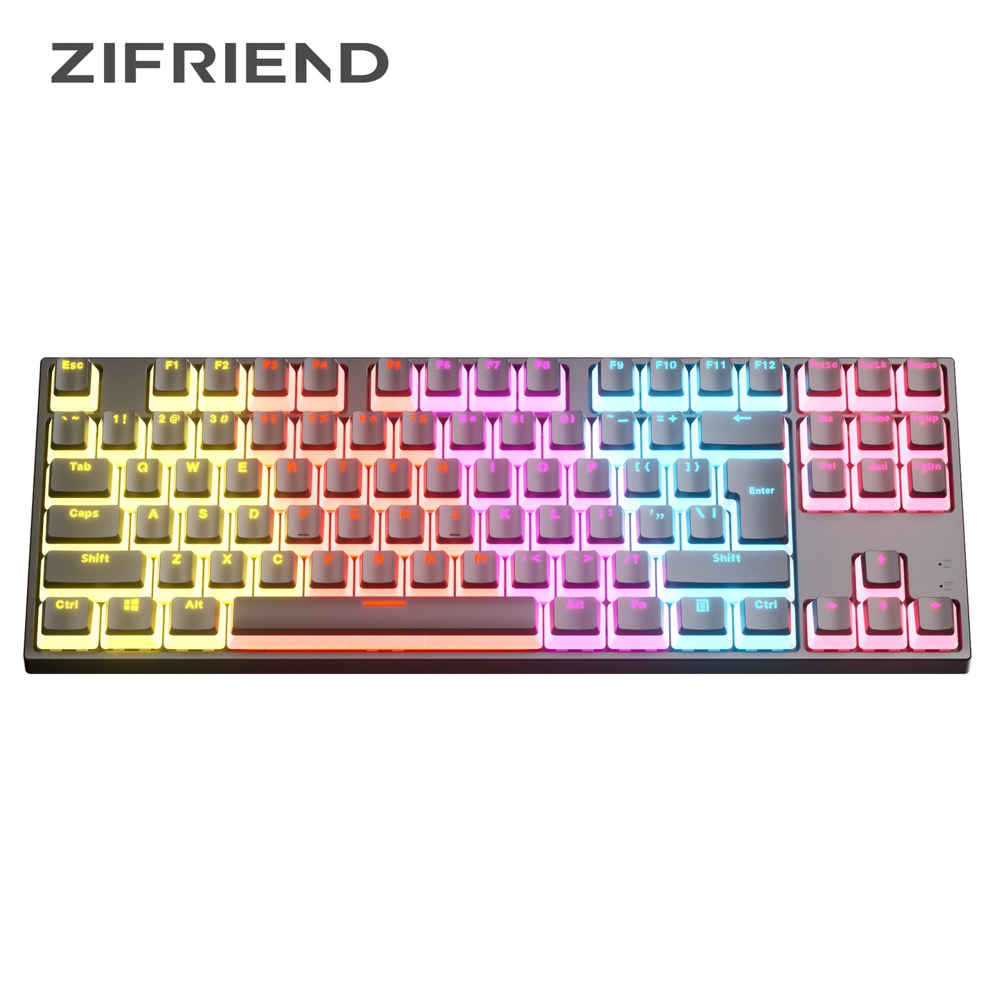 KA802 Double Skin Milk Pudding Keycaps PBT Sublimation OEM Highly RGB Backlit Keycaps Mechanical Keyboard