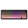 RX68 67 Keys Hot-Swappable Switch PBT Keycap RGB Bcaklit Gasket Structure N-Keys Rollover Gaming Mechanical Keyboard with knob ( Tri-mode 4000mA battery )
