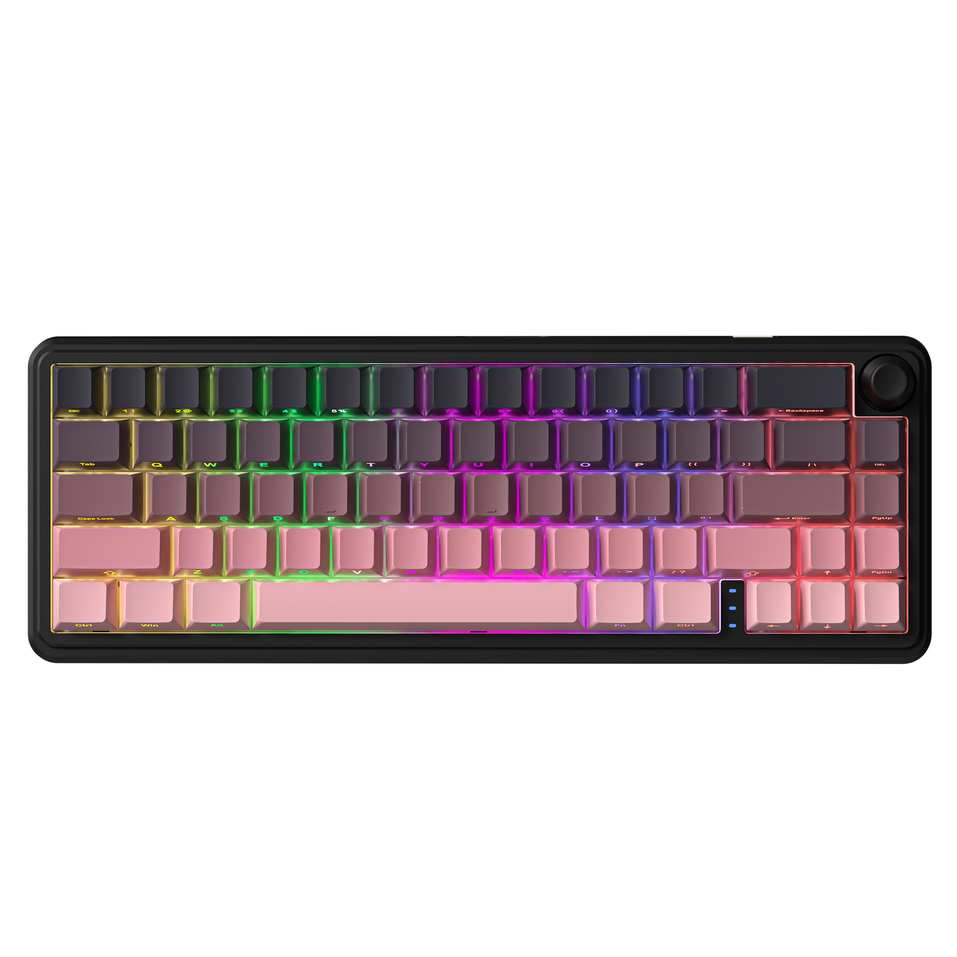 RX68 67 Keys Hot-Swappable Switch PBT Keycap RGB Bcaklit Gasket