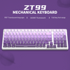 ZT99 PBT Translucent keycaps Gsaket framework hot-swap USB RGB Led Backlit Gaming Mechanical Keyboard 99KEYS