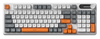 Zifriend 98-Key Detachable Wired Mechanical Feel Membrane Water Proof Keyboard With Screen & Knob