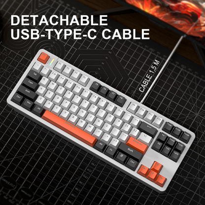 X87 87 Key Hot Swap Linear switch Gsaket Mechanical Keyboard