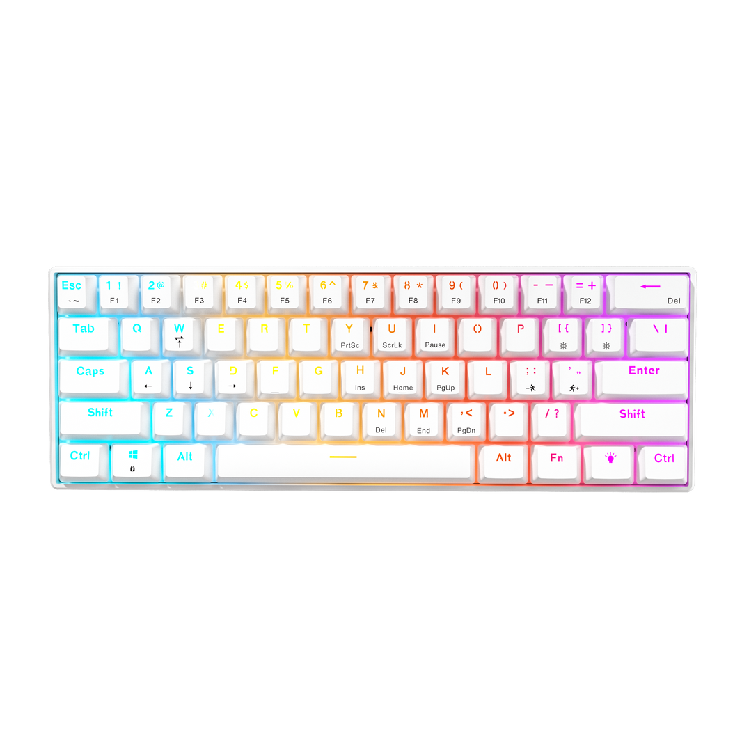 A61K Mechanical Gaming Keyboard LED Backlit 61-Keys