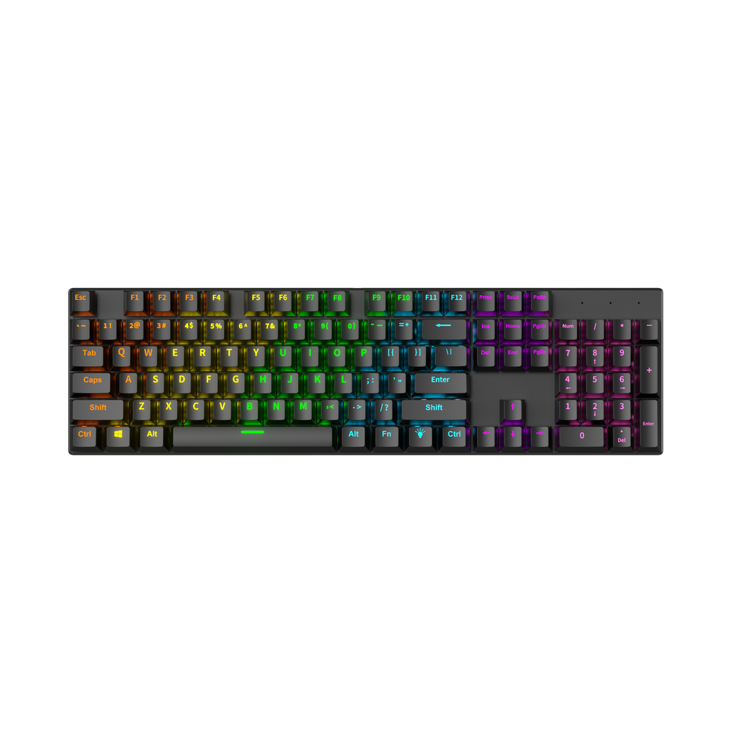 The most cost-effective BD104 full Keys keyboard 104 keys Mechanical Keyboard