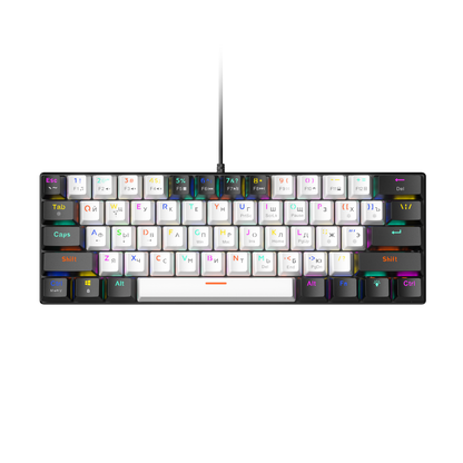 BD61S 61Keys Red Blue Brown Switch RGB lighting Mechanical keyboard