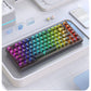 75% Keyboard X75 82 Keys DIY Wired Wireless 2.4G BT 3 Mode Transparent Hot Swappable Switch RGB Gaming Mechanical Keyboard Set