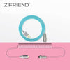 Desktop Computer Aviation Connector Coil Charging Cable Spring Wire Aviator Coiled USB C Mechanical Keyboard Cable Data Cables