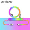Desktop Computer Aviation Connector Coil Charging Cable Spring Wire Aviator Coiled USB C Mechanical Keyboard Cable Data Cables