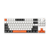 ZA87 80 percent keyboard Hot Swappable exchangeable Yellow Axis Mini RGB Gaming 87 key Mechanical Keyboard For Desktop tablet