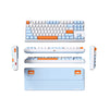 G87 Russian layout 75% Wired Mechanical Gaming Keyboard LED White Backlit 87 Keys Compact TKL Keyboard for Windows Laptop PC