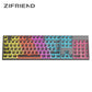 KA102 Wholesale Pudding 104 Key RGB Colorful Tablet PC Keyboard,Multimedia Backlit USB Wired Gaming Mechanical Keyboard