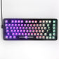 ZT82 60% 75% Keyboard 82 Keys Hot Swappable DIY USB Wired Wireless BT Mini RGB Gaming Red Blue Switch Mechanical Keyboard Set