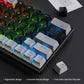 ZA646 60% Keyboard 63 Keys Hot Swappable Green Red Switch Custom Keycap Computer Gaming USB Wired RGB Light Led Mechanical Keyboard