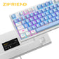 ZA981 85% Keyboard 98 Keys Hot Swappable Green Red Switch Custom Keycap Computer Gaming USB Wired RGB Light Led Mechanical Keyboard