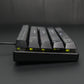 KA6100 OEM 7 Bright Colors RGB Backlit 61 Keys Ergonomics Wired 60% Mechanical Gaming Keyboard pcb